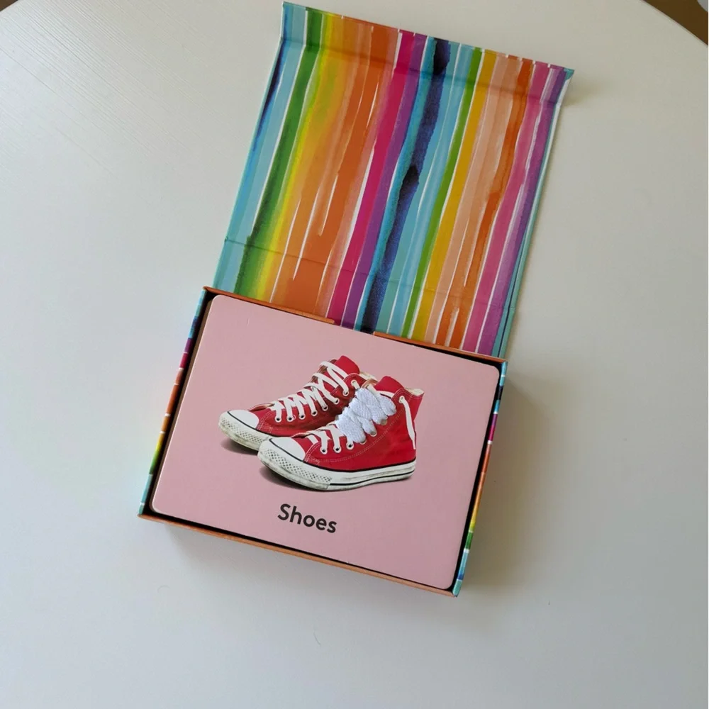 Lovevery | 'Things I See' Texture Cards from The Inspector Play Kit Months 7-8